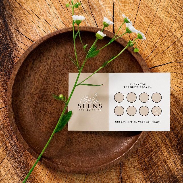 Modern Business Pastel Colour Discount Loyalty Car Card (Creator Uploaded)