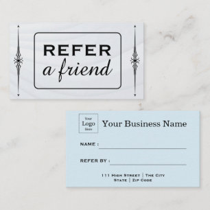 Modern Business Refer a Friend Professional  Referral Card