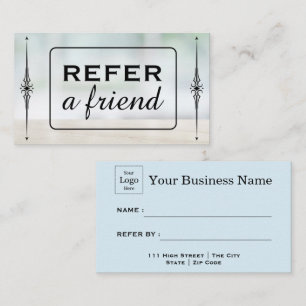 Modern Business Refer a Friend Professional  Referral Card