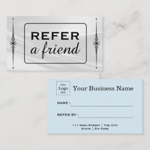 Modern Business Refer a Friend Professional  Referral Card