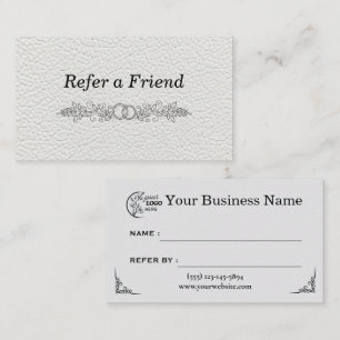 Modern Business Refer a Friend Professional Referral Card