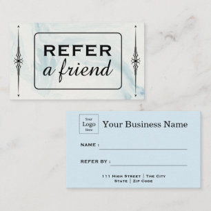 Modern Business Refer a Friend Professional  Referral Card