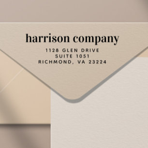 Modern Business Return Address Self-inking Stamp