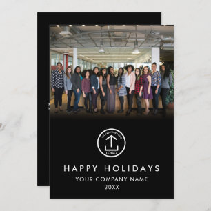Modern Business Team Photo Logo Photo Christmas