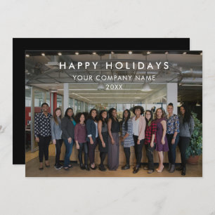 Modern Business Team Photo Logo Photo Christmas