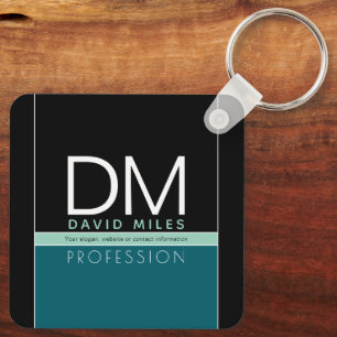 Modern Business Template   All Colours Customisabl Key Ring