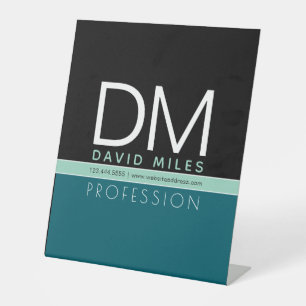 Modern Business Template All Colours Customisabl Pedestal Sign