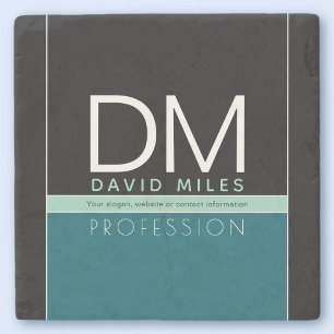 Modern Business Template   All Colours Customisabl Stone Coaster