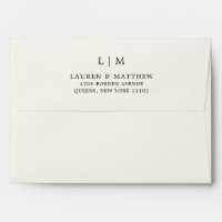 Modern Butter Yellow Monogram Elegant Wedding