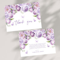 Modern Butterflies Purple Bridal Shower