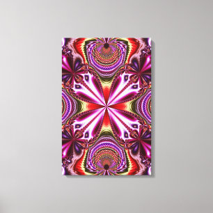Modern Butterfly shape abstract wallart Canvas Print