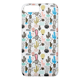 Modern Cactus Geometric Pattern Case-Mate iPhone Case