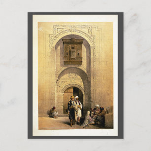 Modern Cairo Mansion, Arabesque, Roberts/Haghe Art Postcard