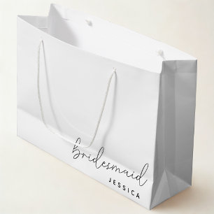 Modern Calligraphy Bridesmaid Proposal Gift Bag
