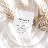 Modern Calligraphy Bridesmaids Luncheon Shower