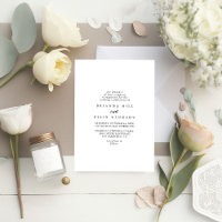 Modern Calligraphy Diamond Wedding