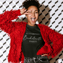 Modern Calligraphy Ink Script Bachelorette Party