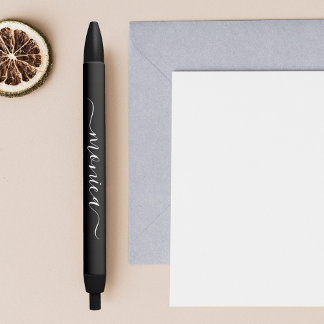 Modern Calligraphy Name Black Ink Pen