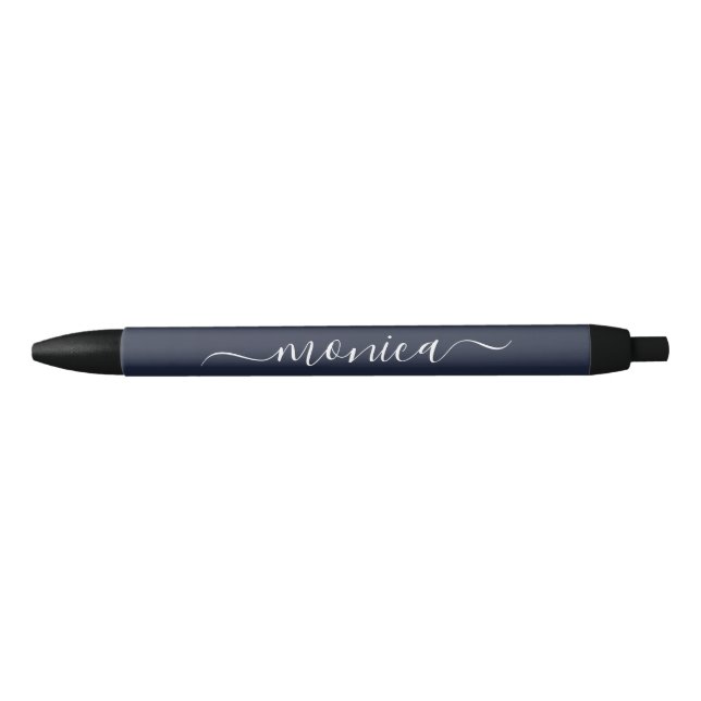 Modern Calligraphy Name Black Ink Pen (Front)