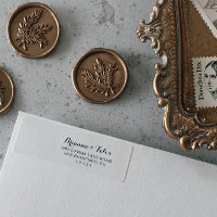 Modern Calligraphy Return Address Label