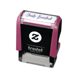 Modern Calligraphy Script Signature Self-inking Stamp
