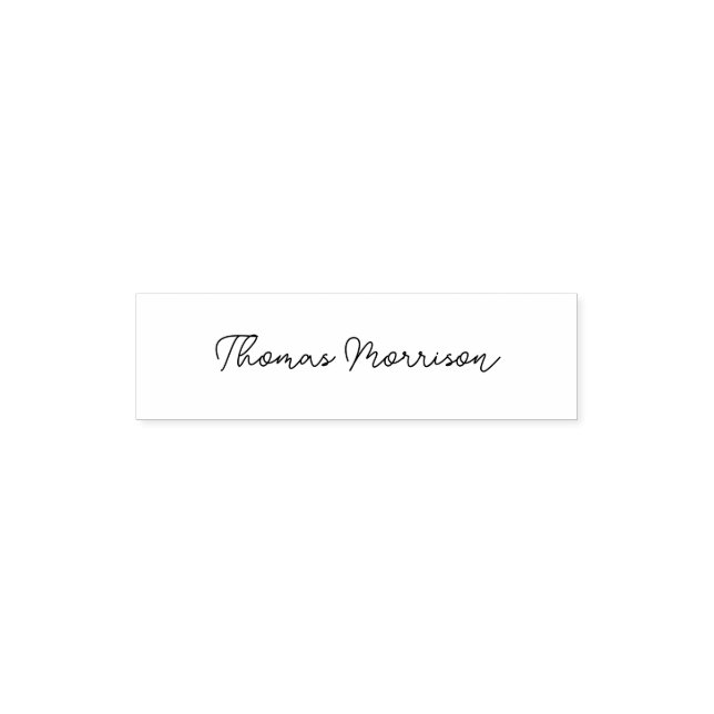 Modern Calligraphy Signature Self-inking Stamp (Design)