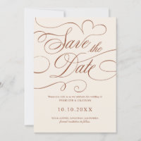 Modern Calligraphy Timeless Terracotta QR Code