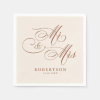 Modern calligraphy timeless terracotta wedding