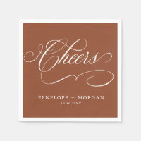 Modern calligraphy timeless Terracotta wedding