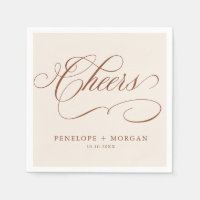 Modern calligraphy timeless Terracotta wedding