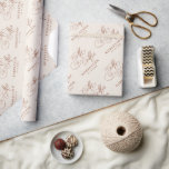 Modern calligraphy timeless terracotta wedding wrapping paper<br><div class="desc">A timeless and elegant terracotta wedding wrapping paper  featuring refined calligraphy script on a classic background,  perfect for a formal and sophisticated wedding celebration. For customisation or additional products featuring this design,  please feel free to contact me.</div>