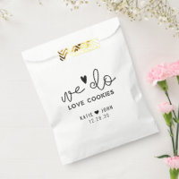 Modern Calligraphy We Do Love Cookies Wedding