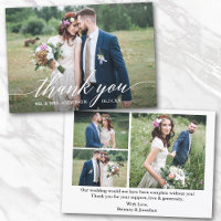 Modern Calligraphy Wedding Bride Groom 4 Photos