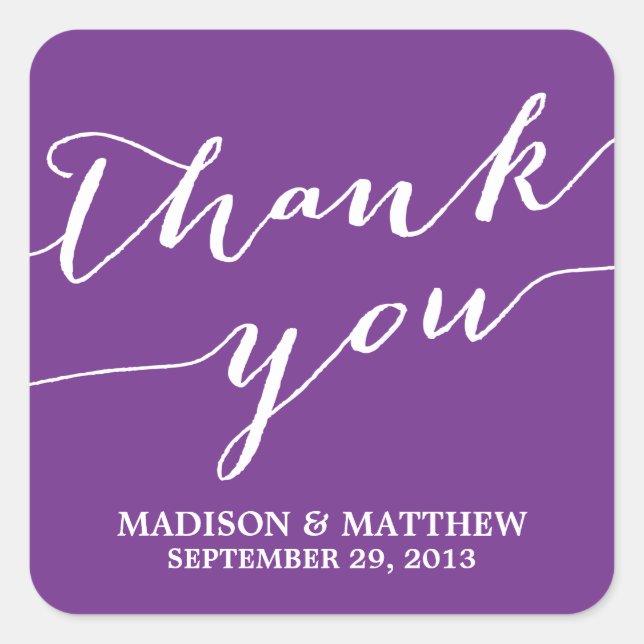 MODERN CALLIGRAPHY | WEDDING FAVOR LABELS (Front)