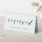 Modern Calligraphy Wedding Reserved
