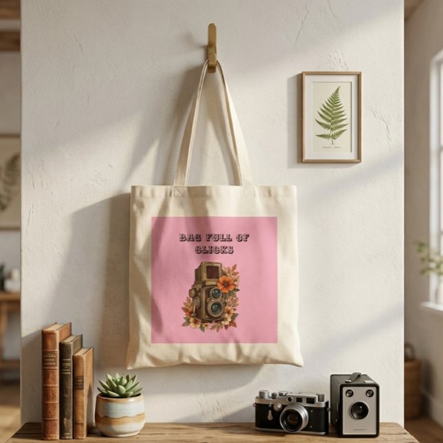 Modern Camera Sleek Minimal Style Everyday Carry  Tote Bag (Creator Uploaded)
