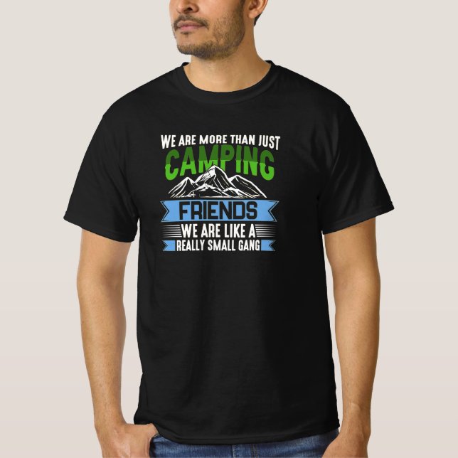 Modern Camping People T-Shirt (Front)