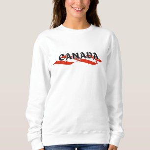 Modern CANADA canadian Flag Country Souvenir Sweatshirt