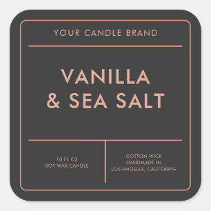 Modern Candle Label