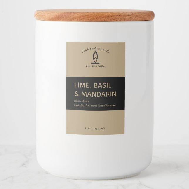 Modern Candle Label (Front)