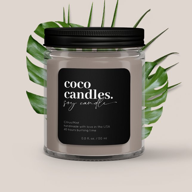 Modern Candle Label (Creator Uploaded)