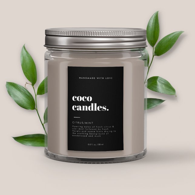 Modern Candle Label (Creator Uploaded)