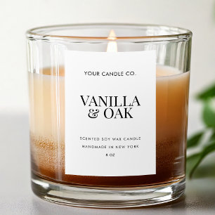 Modern Candle Label