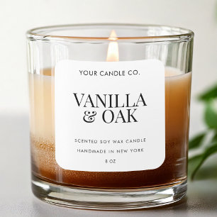 Modern Candle Label