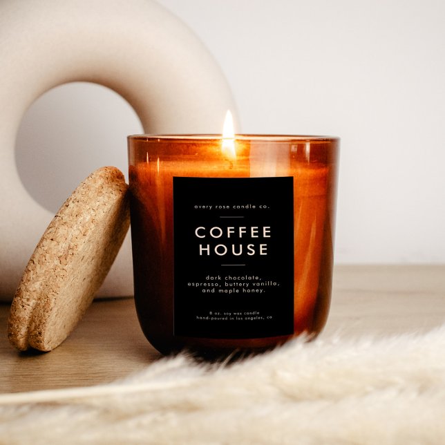 Modern Candle Or  Food Label (Creator Uploaded)