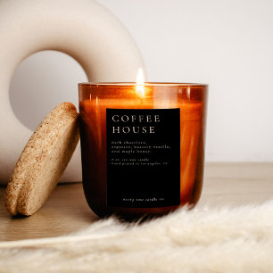 Modern Candle Or  Food Label