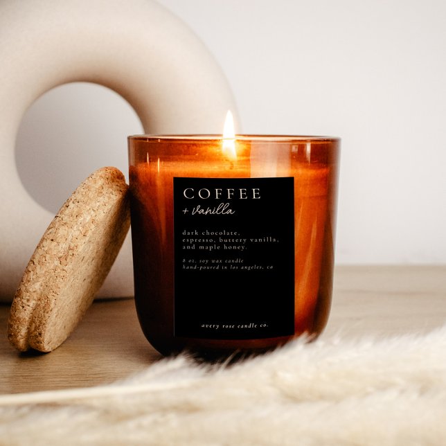 Modern Candle Or  Food Label (Creator Uploaded)