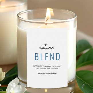 Modern Candle or Potpourri Label