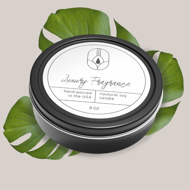 Modern Candle Product Label (Creator Uploaded)
