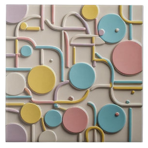 Modern Candy Coloured Ceramic Tile